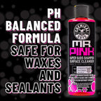 Chemical Guys CWS 402 64BK Car Wash Detailing Bucket, Mitt & Accessories Bundle (6 Items) Featuring Mr. Pink Foaming Soap, 64 fl oz (Half Gallon) - Works on Trucks, SUVs, RVs & More