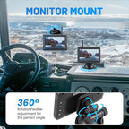 EWAY Wireless RV Backup Camera for Furrion Pre-Wired System: 5" IPS Monitor & 1080P Back Up Cam Flexible Rear View Waterproof w/IR Night Vision, Easy Setup for RVs Campers Travel Trailers Motorhomes