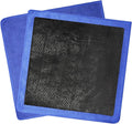 Fine Grade Clay Towel, 2-Pack Clay Bar Alternative for Scratch Free Auto Detailing & Polishing, Paint Safe Microfiber Mitt (11.3x11.9 Inch)