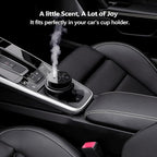 Airversa Waterless Essential Oil Diffuser Starter Kit with 4 x 10mL Fragrance Oil, Battery Operated Mini Scent Air Machine Portable Diffuser for Home Car Office, AN8 Kit2 Black