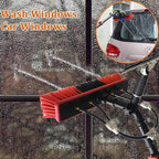 Window Cleaning Kit with 17.7 Ft Exteon Pole Water Fed Brush System High Reach Teleswindow Tools for Effortless Exterior Window Cleaning and Shine