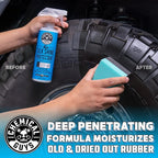 Chemical Guys Silk Shine Tire and Trim Dressing and Protectant – Non-Greasy Vinyl, Plastic & Rubber Spray, Plastic Restorer for Cars – Restores Shine for Cars, Trucks, Motorcycles, RVs, 128 oz