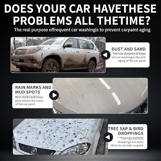 Sopami Car Coating Spray, 3-in-1 Ceramic Paint Sealant Car Wax, Maximum Gloss Shine, Extremely Hydrophobic Nano Ceramic Coating for Paint, Glass, Plastic and Metal