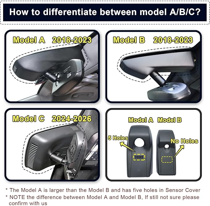 Mangoal 4K Dash Cam fit for GMC Acadia 2017-2023 (Model A), SE SEL Set AT4 Denali, Model A & Model B Have Same Models Years but Vehicle Sensor Cover are Different, Free App & WiFi, 64GB Card