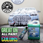 Chemical Guys CWS_110BK Car Wash Detailing Bucket, Mitt & Accessories Bundle (6 Items) Featuring Honeydew Snow Foam Car Wash Soap, 128 oz (1 Gallon) - Works on Cars, Trucks, SUVs, RVs & More