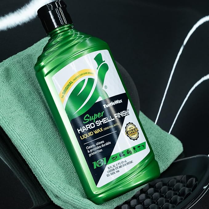 Turtle Wax T-123R Super Hard Shell Liquid Car Wax - 16 Fl Oz., Green