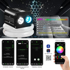 ATOKEE Dual Color Twinkle 1000pcs Starlight Headliner Kit, 20W 0.03in/0.75mm 13.1ft/4m Fiber Optic Star Lights for Car Home Roof Decor with APP/Remote Control