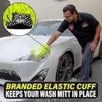 Chemical Guys Chenille Premium Scratch-Free Microfiber Wash Mitt for Car Washing,Lime Green,Ultra-Soft Car Wash Gloves,Swirl-Free Finish,Safe for Trucks,SUVs,Motorcycles,and More,(Pack of 24)