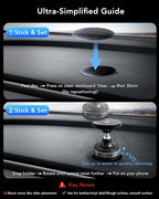 Upgraded for iPhone 17 Vacuum Magnetic Car Phone Holder,360° Adjustable Suction Cup Phone Mount, Mag-Safe car Mount 15W Wireless Charger Stand for Car, Makeup/Gym/Mirror, iPhone 16 15 14 13 12 Series