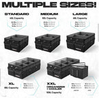 FORTEM Trunk Organizer For SUV Car Trunk Organizer, Foldable Storage, Car Accessories for Women Men, Collapsible Bag, Perfect Christmas Gifts, 600D Oxford, Non Slip Bottom, Straps, Soft Cover (65L)