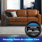 2Pcs Leader Cleaning and Care Cream & Cleaning Paste for Leather Care, Automotive Interior Leather Cleaning Cream, Leather Repair Kit Car Interior, Car Leather Conditioner Oil Paste