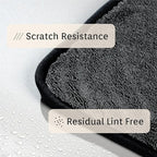 Twist Pile Extreme Absorbency Car Drying Detailing Soft Microfiber Towel 1000gsm (2-Pack, 33.4" x 29.5")