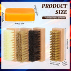 Didaey 5 Pcs Football Prep Kit for Improved Tack Leather Football Conditioning Brush and Wax Set for Youth Adult Training Leather Bowling Ball Sneaker Maintenance