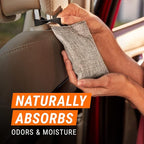 Armor All Fresh FX Charcoal Bag Deodorizer (9 Count) - Charcoal Deodorizer Bags for Cars, Natural Bamboo Car Air Freshener