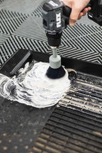 Detail Factory - Large Domed Drill Brush - Soft Bristle Drill Brush Attachment for Curved Surfaces & Car Detailing