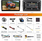 Car Radio Stereo for Jeep Wrangler JK 2007-2018,2+64G Android 13 Touch Screen Radio with Wireless CarPlay Android Auto Bluetooth GPS Navigation Backup Camera