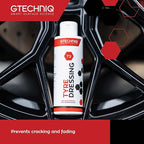 Gtechniq T2 Tire Dressing for Car Tire Shine. 8.5 fl oz | Repels Water, Dirt and Grime, Restores Tire Black Finish, Long Lasting Protection and Shine, Quick and Easy Wipe-On-Wipe-Off Application