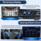 6+128G 8 Core Android 15 Car Radio Stereo for Honda Civic 2006 2007 2008 2009 2010 2011 with Wireless CarPlay Android Auto, 10.1'' Touchscreen with WiFi GPS Mirror Link Bluetooth FM RDS DSP EQ SWC