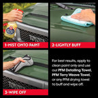 Griot's Garage Best of Show Spray Wax for Car Detailing, Works on Paint Protection Films and Ceramic Coatings, Provides Long-Lasting Coverage Between Uses, 10969, One Gallon