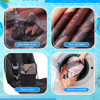 Hahafelt 2 Pack Car Seat Towel Covers with Storage Bag, 63 x 32 Inch Universal Non Slip Waterproof Sweat Protector for Car Truck, Gym Swimming Running, Machine Washable (Mount Desert Island)