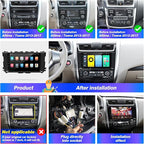 ALTIMA 2013-2018 Radio Updated Compatible with Wireless Carplay Android Auto,Car Stereo 1280x720 TouchScreen Bluetooth Navigation Multimedia Player GPS WIFI AM FM Backup Camera 8core HeadUnit