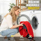 ThinkLearn 3-Pack Car Drying Towel-Microfiber Extra Large Towels for Cars(59"x24"), Ultra-Absorbent, Scratch & Streak Free, 1300 GSM, Twisted-Loop Cleaning Cloth for Truck, SUV, Car Accessories, Red