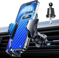 VANMASS Phone Holders for Your Car Ultimate Military-Grade Car Phone Holder Mount【Patent & Safety Certs】 Upgraded Shockproof Truck Air Vent Phone Mount for iPhone 17 Pro Max 16 Samsung Android,Blue
