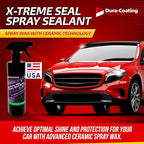 Dura-Coating Technology X-Treme Seal Spray Sealant - Liquid Wet Sealant Wax for Cars, 16oz Spray Bottle - Made in USA