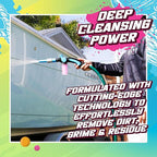 Salty Captain Boatie Wash N Wax - (Bubble Gum Scent) Foaming Car & Boat Wash and Wax Concentrate, Cleans Away Salt, Marine Residue, Dirt | pH Balanced