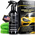 Ultra V4.0 Ceramic Spray Coating 100ml - Extreme Gloss & Hydrophobic Shine - Dual Carbon Polymer & Hyper Quartz® Technology - Long Lasting UV Protection - Easy Spray & Wipe Car Sealant
