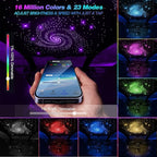 VASTFIRE Starlight Headliner Kit - 1000pcs 0.02in 9.8ft Fiber Optic Star Lights for Car with 16W RGBW, Twinkle & Music Sync, APP/Remote Control for Car Roof/Bedroom Ceiling