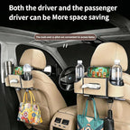 4-in-1 car organizer back seat, Multi-Pocket backseat car cup holder, Universal back seat cup holders for cars, car organization, for Travel & Daily Use (METER)