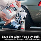 Rev Auto Wheel and Tire Cleaner (1 Gal) - Professional Car Wheel Cleaner That Removes Brake Dust and Tire Browning | Car Tire Cleaner and Rim Cleaner For Car That is Best Used With Wheel Cleaner Brush