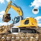 7" AHD1080P Wired Backup Camera System, DVR Rear View Camera, IP69 Waterproof IR Night Vision, 20G Vibration-Proof for Trailer/Tractor/Truck/Combine/Caravan/Skid Steer/Heavy Equipment/UTV, Y6
