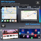 4G 64G Android Car Stereo for VW Passat Jetta Tiguan Golf MK5 MK6 T5 EOS Polo Touran Seat Sharan Carplay Android Auto Radio, 9'' Touchscreen Bluetooth Mirror Link WiFi GPS FM/RDS DSP Backup Camera