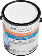 Dicor RP-CRC-1 EPDM Rubber Roof Acrylic Coating Part 2 - White, 1 Gallon