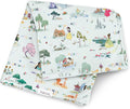 Milk Snob Disney Enchanted Kingdoms Baby Girl Swaddle Blanket, Soft Receiving, Security Bed and Play Blanket, Toddler and Infant Baby Bedding Registry and Shower Gifts, Newborn Essentials, 35x35
