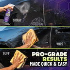 Chemical Guys Raging Rhino Waterless Car Wash, Quick Detailer Spray And Wipe Exterior Cleaner, 2 Pack, 20 Oz Each