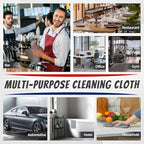 FIXSMITH Shop Towels, Pack of 200, Grey Microfiber Cleaning Cloth Bulk, Microfiber Towels for Cars, All-Purpose Absorbent Cleaning Rags, Dust Cloth for Automotive, Mechanic, Garage, 11.5 x 11.5 inch