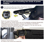 Mangoal Front 4K & Rear 1080p Dash Cam for Cadillac Escalade/Escalade ESV 2015-2020(Model C), Model B & Model C Have Same Models Years but Vehicle Sensor Cover are Different, WiFi and App, 128GB Card