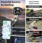 Car Phone Holder-Phone Mount for Car Windshield & Truck-Holder with 360° Rotating Metal Arm-Mount with Super Stable Suction Cup for All Vehicles