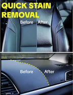 Car Interior Cleaner Spray, Multipurpose Leather Seat Cleaner Upholstery Car Cleaning Kit Auto Dashboard Vinyl Detailing Supplies Kit,Ocean Scent