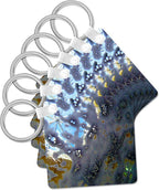 3dRose, Images of a car wash in action from inside the car made metal, Key Chain