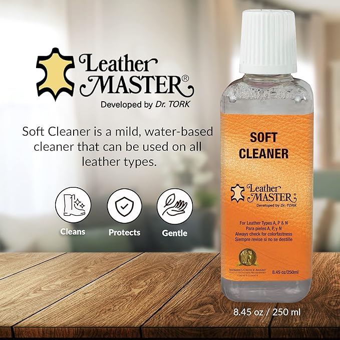 Leather Master Dye Transfer Cleaning Bundle - Repairs, Cleans, and Conditions. Will Remove Color and Dye Transfers from Furniture. Ideal for Couch, Boot, Car Interior Fabric, and Light Leather