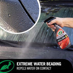Turtle Wax Hybrid Solutions Wax & Dry Plus, Spray On Car Wax for High Gloss Shine and Ceramic Coating Protection For Paint, Wheels, Glass & More, Easy Versitile Application, 26 oz (Pack of 6)