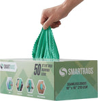Arkwright Smart Rags Microfiber Cleaning Cloths, Pack of 50 in a Box, Lint Free 215 GSM Reusable Towels for Auto, Office and Household Cleaning, 16 x 16 in, Green