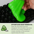 Slime Buddies Car Cleaning Gel Putty - 6 Pack Apple Scented Interior Detailing Tool for Cup Holder, Air Vent & Keyboard - Reusable Auto Detailing Accessories - Dust Remover Goop - Gifts for Men Women
