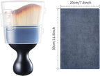 Car Interior and Exterior Soft bristles Detail dust Automotive Brush dusting Brush Dashboard Cleaning Brush Home Office Computer Keyboard dusting Tools+ Double-Sided Suede Cleaning Towel