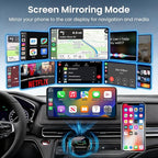 ELECROW Wireless CarPlay Adapter for iPhone＆Android - 3 in 1 Dual Band WiFi 2.4G/5G & Bluetooth 5.3 Airplay Mirror Link CarPlay Dongle with USB-A/Type-C Port, Plug & Play, OTA Update