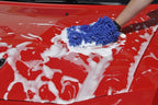 Detailer's Preference Double-Sided Premium Chenille Microfiber Wash Mitt, Wet or Dry, Perfect for Car Washing and Detailing, Absorbent, Scratch-Free, and Lint-Free, Blue